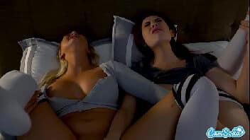 Pornô lésbicas melhores amigas transando na madrugada
